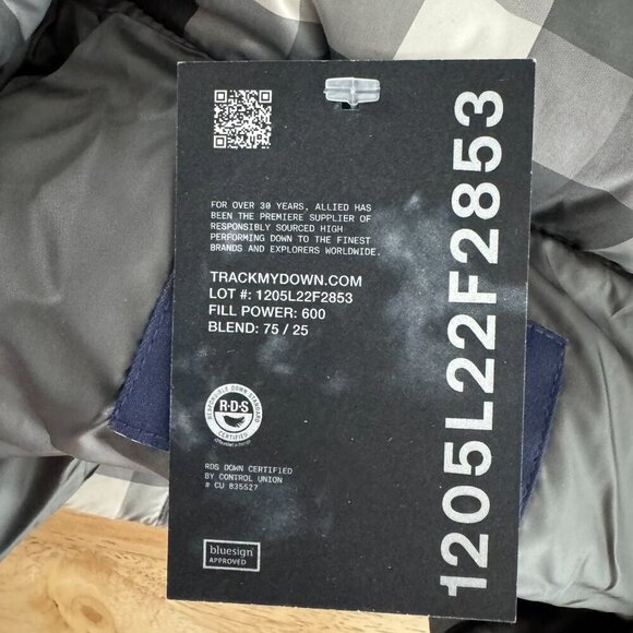 Lands' End Puffer Vest Womens Small Tall 600FP Down Plaid Full Zip NWT CJ-1807 - Picture 9 of 12